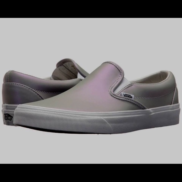 Vans muted metallic slip on Clearance
